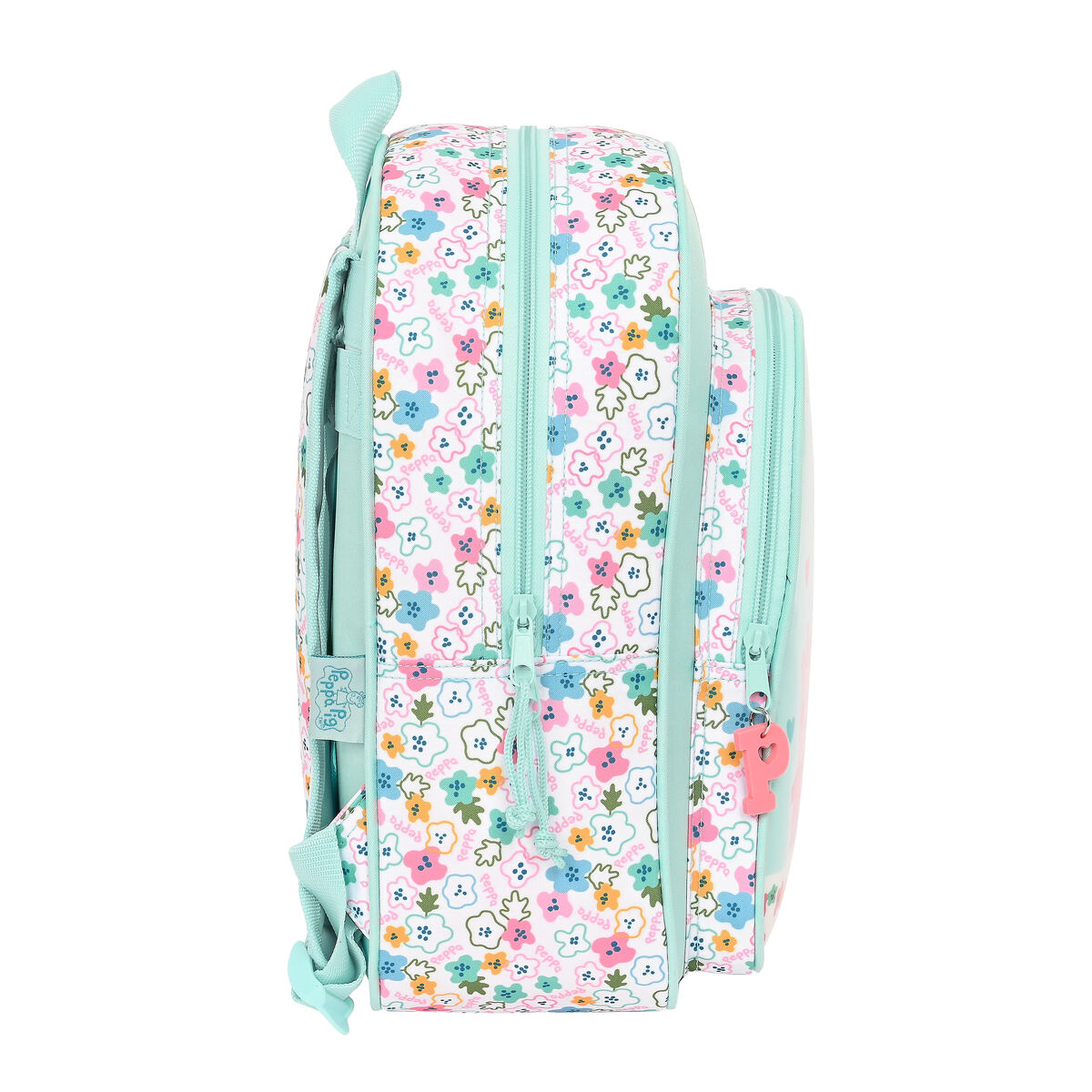 Schulrucksack Peppa Pig Cosy corner Hellblau 26 x 34 x 11 cm